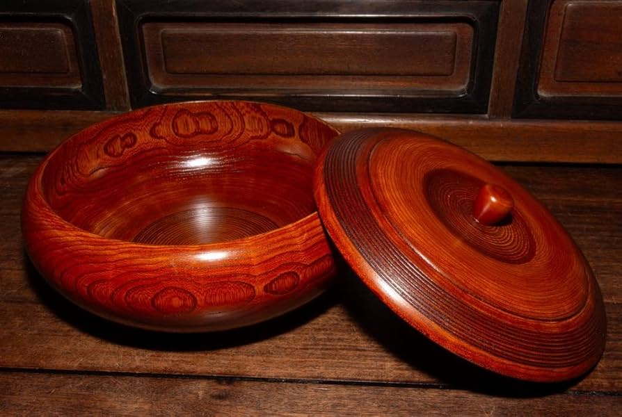 Amazon.co.jp: 山中塗 蓋付 菓子器 漆器 無垢材 天然木 民芸